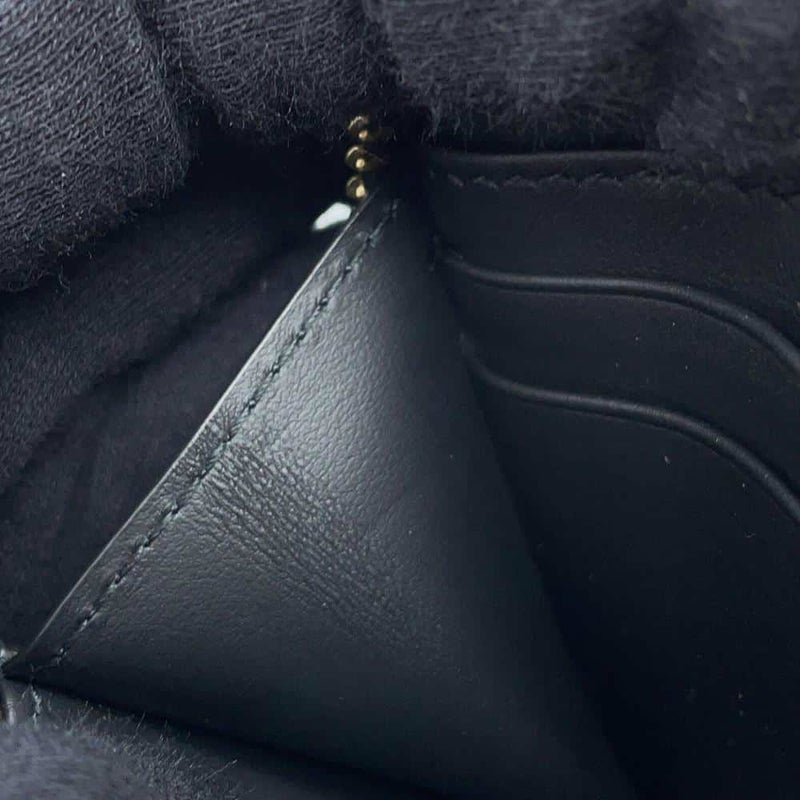 バーバリー コインケース ジップアラウンドレザーウォレット BURBERRY 財布 カードケース 黒