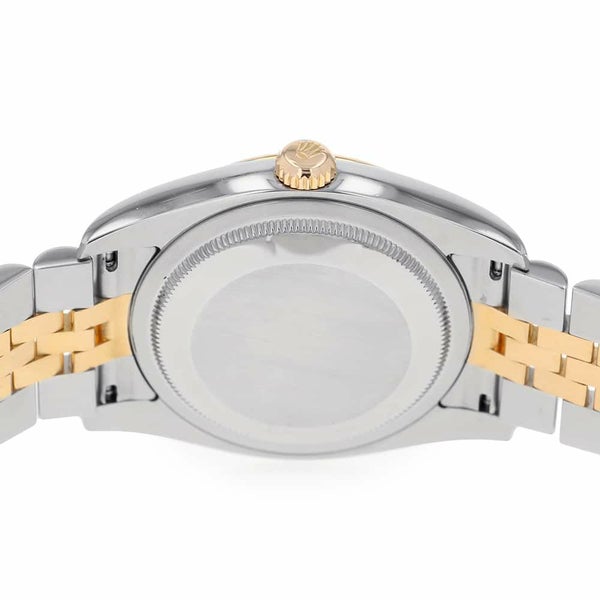 ロレックス デイトジャスト F番 SS/K18YG 116233G ROLEX 腕時計 シャンパン/コンピューター文字盤 10Pダイヤ