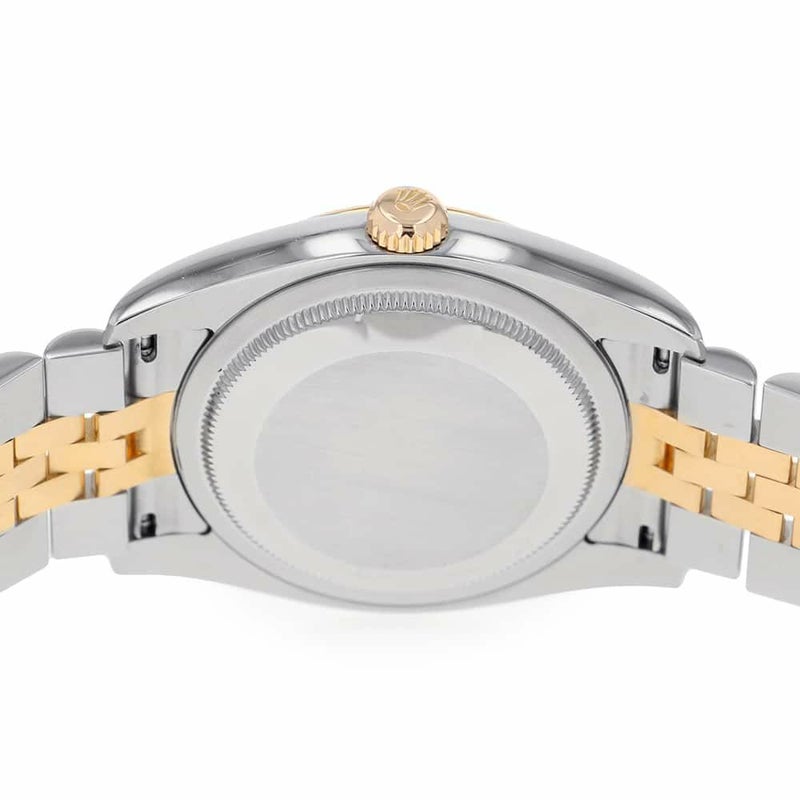 ロレックス デイトジャスト F番 SS/K18YG 116233G ROLEX 腕時計 シャンパン/コンピューター文字盤 10Pダイヤ