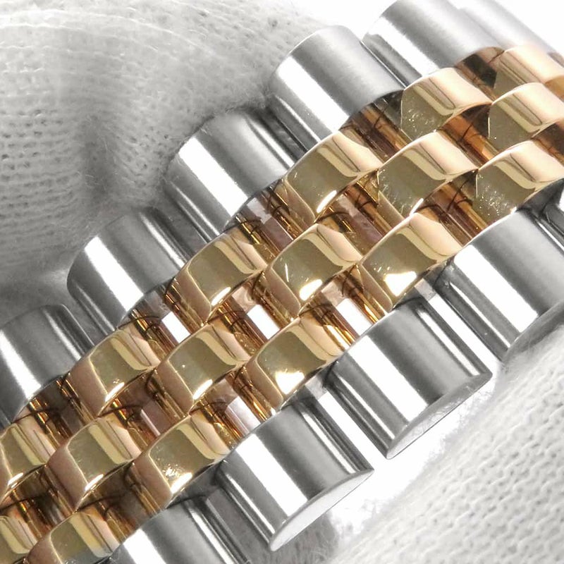 ロレックス デイトジャスト F番 SS/K18YG 116233G ROLEX 腕時計 シャンパン/コンピューター文字盤 10Pダイヤ