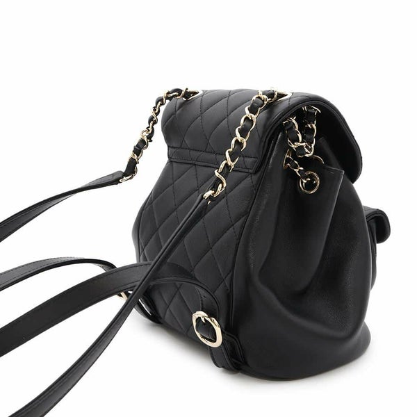 シャネル リュック マトラッセ ココマーク ラムスキン AS2908 CHANEL バッグ バックパック 黒