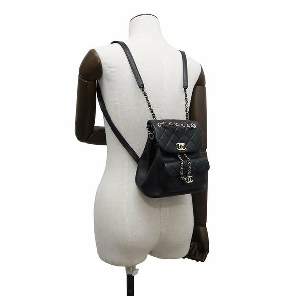シャネル リュック マトラッセ ココマーク ラムスキン AS2908 CHANEL バッグ バックパック 黒