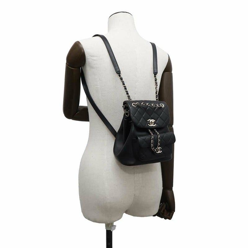 シャネル リュック マトラッセ ココマーク ラムスキン AS2908 CHANEL バッグ バックパック 黒