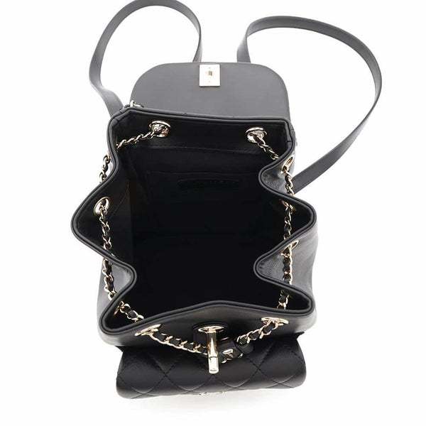 シャネル リュック マトラッセ ココマーク ラムスキン AS2908 CHANEL バッグ バックパック 黒