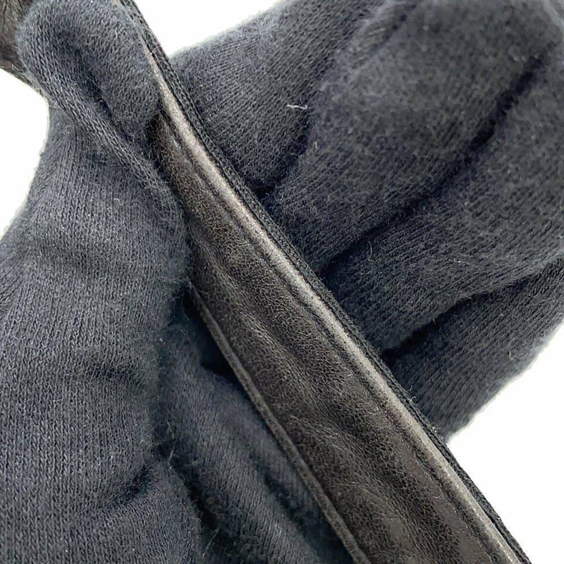 シャネル ショルダーバッグ マドモアゼル ココマーク コットン CHANEL 黒