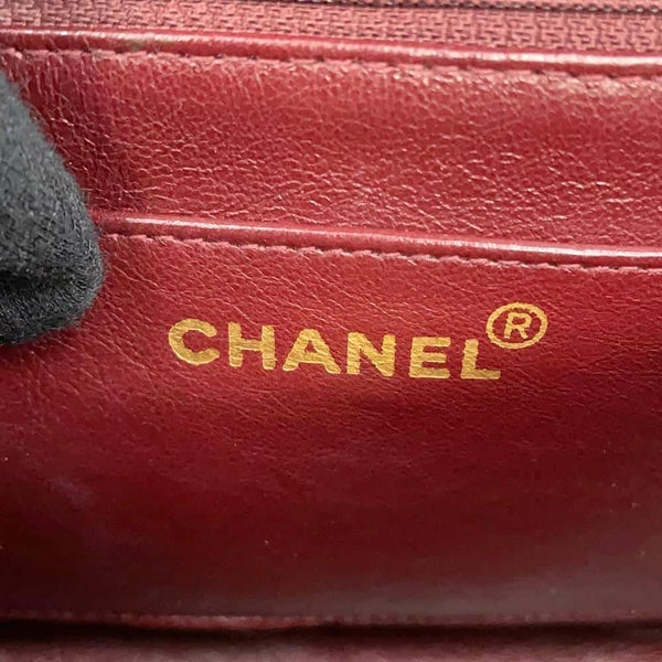 シャネル ショルダーバッグ マドモアゼル ココマーク コットン CHANEL 黒