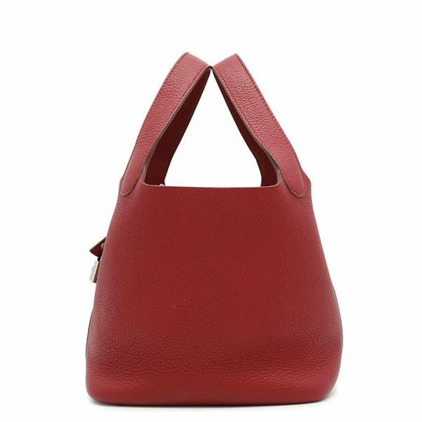 エルメス ハンドバッグ ピコタンロックPM ルージュガランス/シルバー金具 トリヨンクレマンス  □L刻印