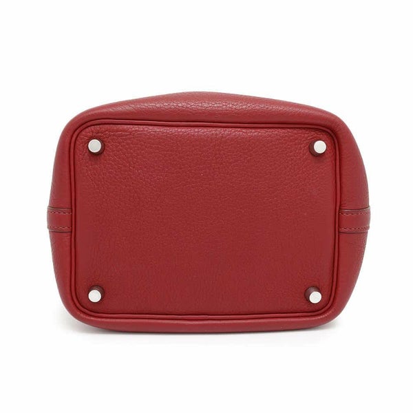 エルメス ハンドバッグ ピコタンロックPM ルージュガランス/シルバー金具 トリヨンクレマンス  □L刻印