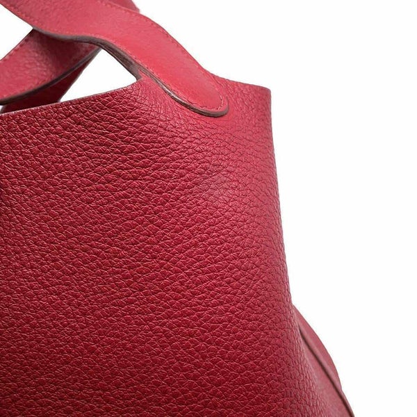 エルメス ハンドバッグ ピコタンロックPM ルージュガランス/シルバー金具 トリヨンクレマンス  □L刻印