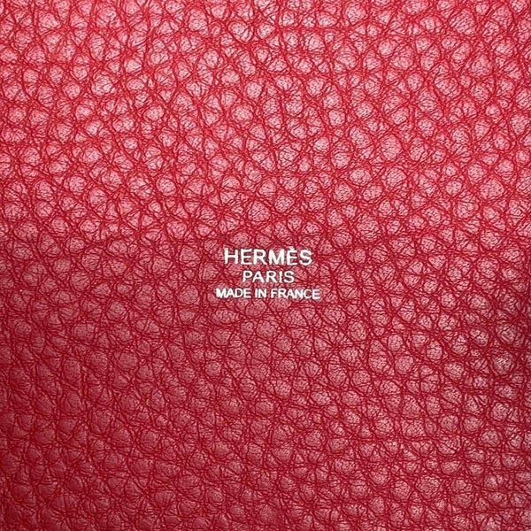 エルメス ハンドバッグ ピコタンロックPM ルージュガランス/シルバー金具 トリヨンクレマンス  □L刻印