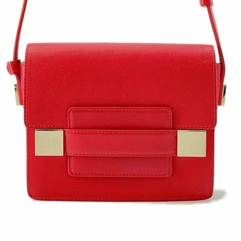 デルボー デルヴォー Le Mutin Mini ミュタン ミニ ショルダーバッグ 斜め掛け クリスピーカーフ レザー Corail レッド 赤 AA0449AMF050HDP DELVAUX（新品・未使用品） 1680346954.jpg?1663743535