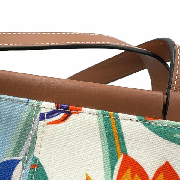 ロエベ トートバッグ クッショントート パウラズイビザ スモール キャンバス 328.09AA93 LOEWE 花柄