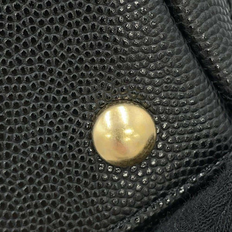 シャネル ハンドバッグ マトラッセ ココマーク ココハンドル フラップ キャビアスキン A92991 2way 黒