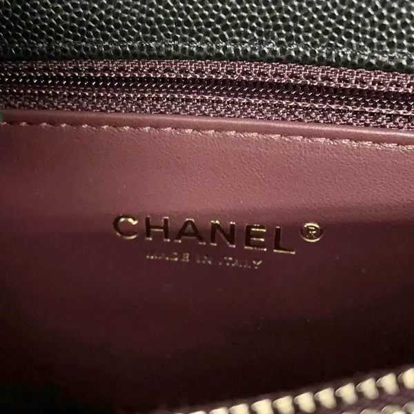 シャネル ハンドバッグ マトラッセ ココマーク ココハンドル フラップ キャビアスキン A92991 2way 黒