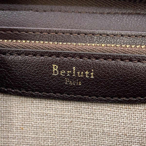 ベルルッティ 長財布 イタウバ トワル マルブフ ロング ジップウォレット レザー Berluti