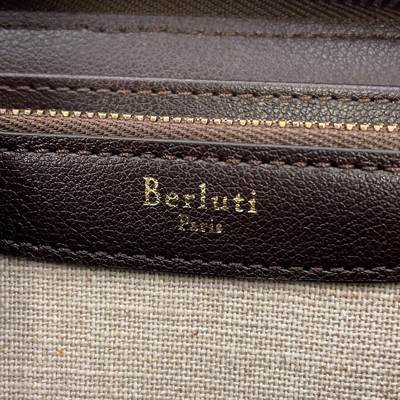 ベルルッティ 長財布 イタウバ トワル マルブフ ロング ジップウォレット レザー Berluti