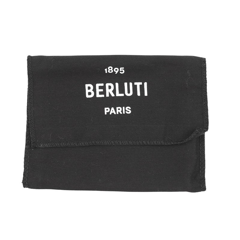 ベルルッティ 二つ折り財布 マコレ トワル・マルブフ フラップ コンパクトウォレット レザー Berluti