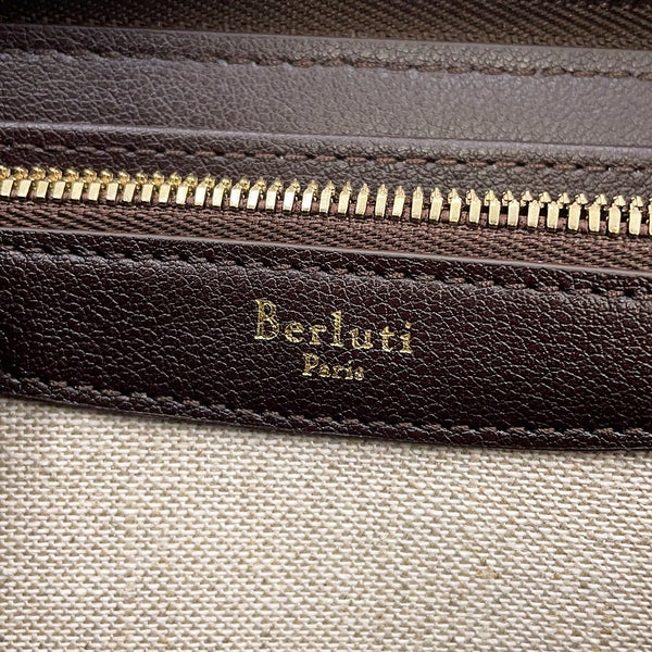 ベルルッティ 長財布 イタウバ トワル・マルブフ ロングジップウォレット レザー Berluti