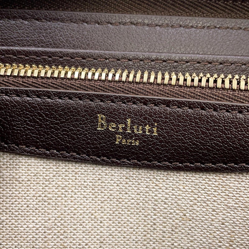 ベルルッティ 長財布 イタウバ トワル・マルブフ ロングジップウォレット レザー Berluti