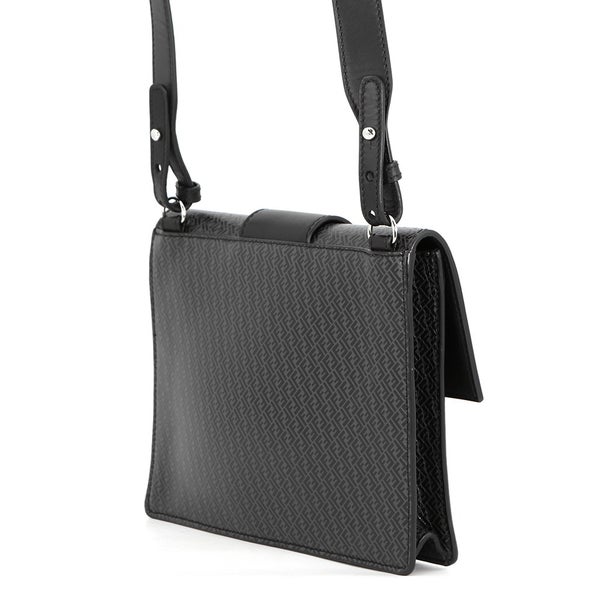 フェンディ ショルダーバッグ フラット バケット ポシェット レザー 7VA524 FENDI 黒