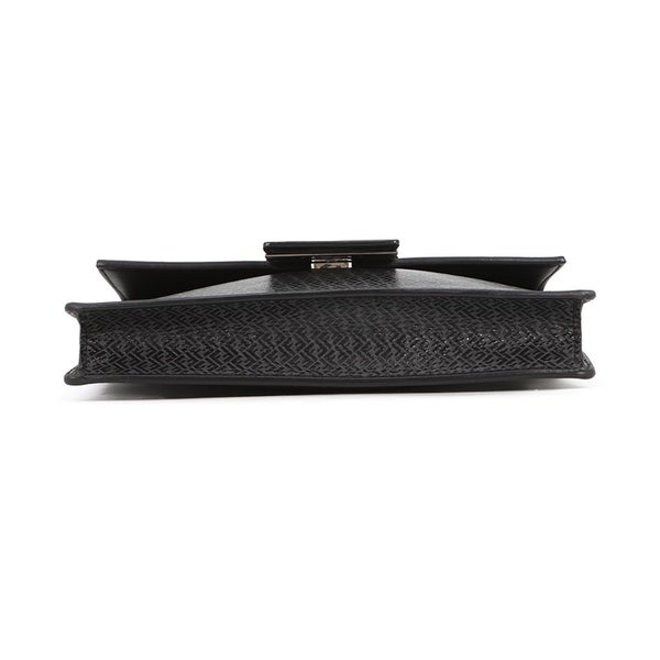 フェンディ ショルダーバッグ フラット バケット ポシェット レザー 7VA524 FENDI 黒