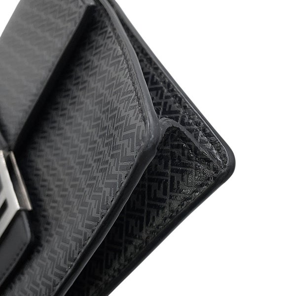 フェンディ ショルダーバッグ フラット バケット ポシェット レザー 7VA524 FENDI 黒
