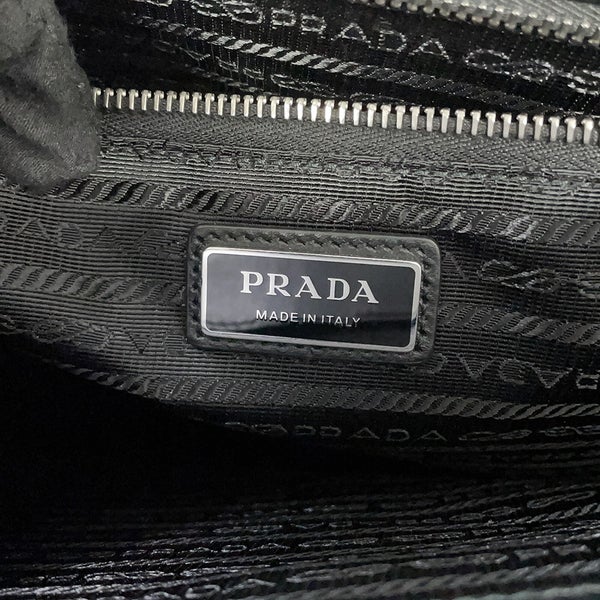 プラダ トートバッグ ショッピングバッグ ブラッシュドレザー キャンバス 2VG113 PRADA