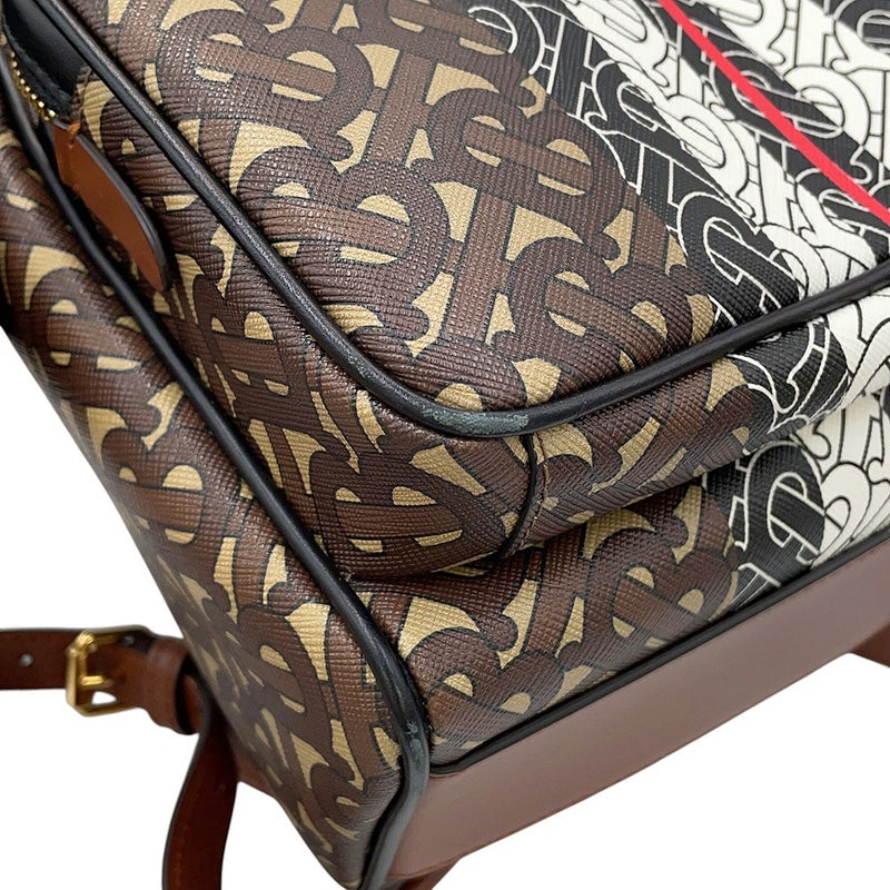 バーバリー リュック TBモノグラム バックパック PVC レザー 8019346 BURBERRY バッグ リュックサック
