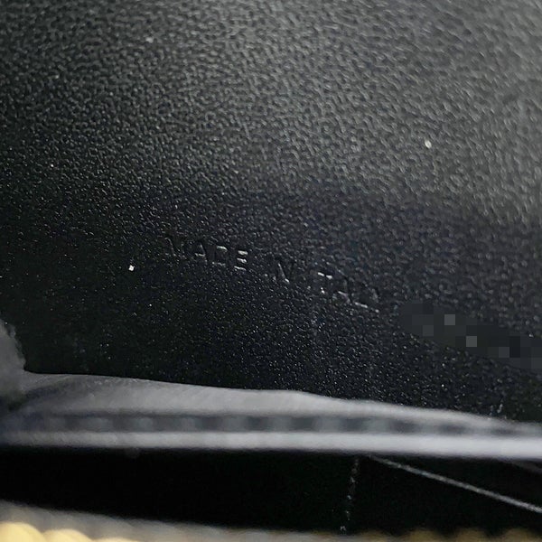 クリスチャン・ディオール チェーンウォレット カロ フラワープリント レザー S5134OBQJ Christian Dior 黒 セール品