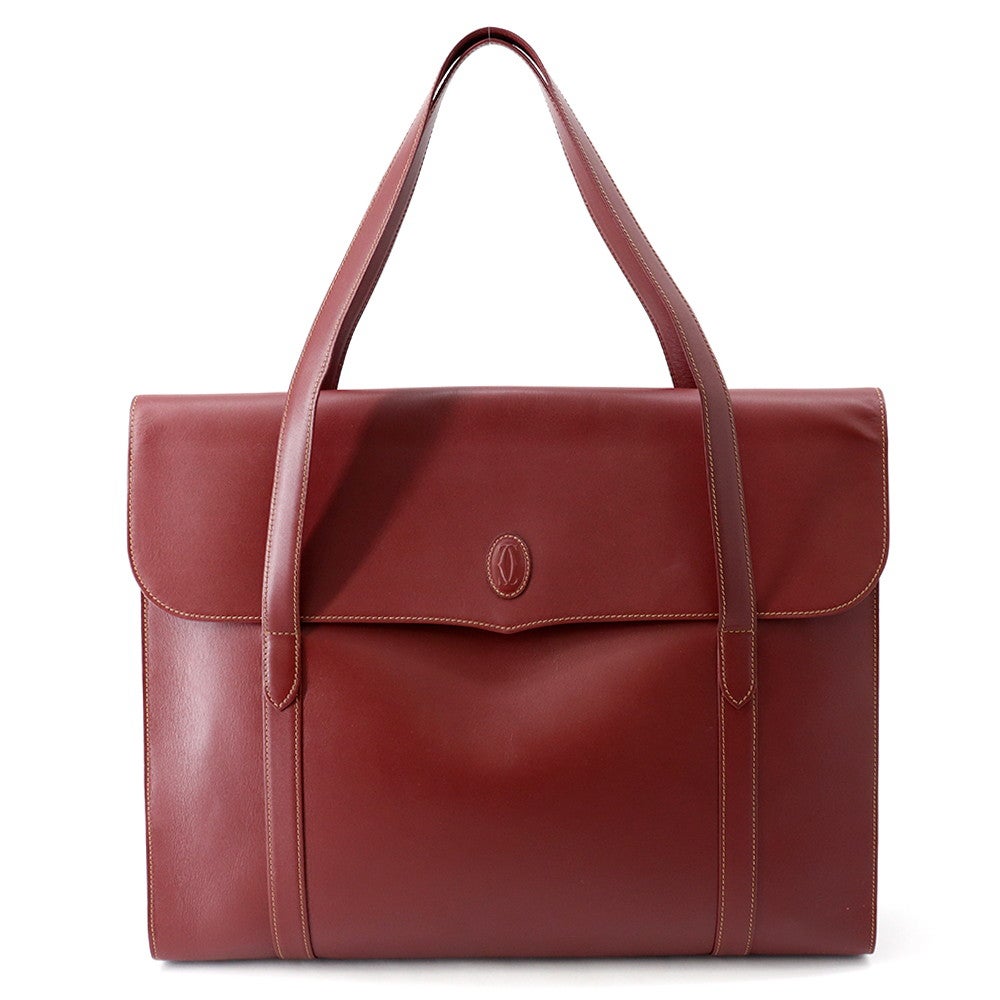 カルティエ トートバッグ マストライン レザー Cartier | 中古・新品