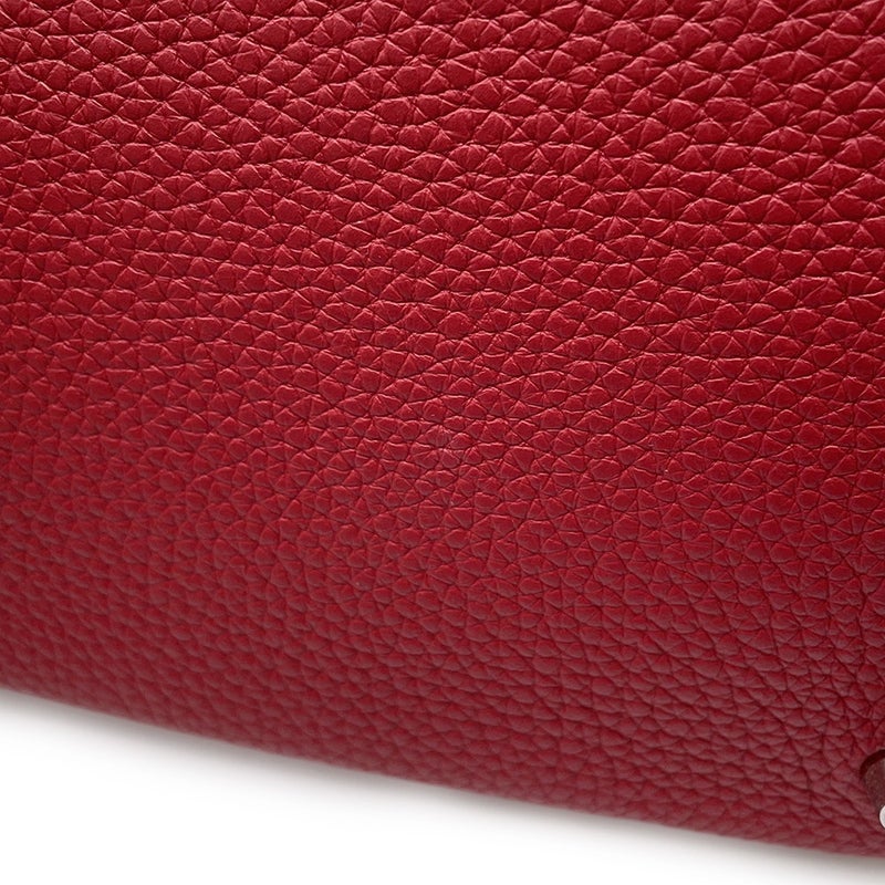 エルメス ハンドバッグ ピコタンロックMM ルージュカザック/シルバー金具 トリヨンクレマンス C刻印