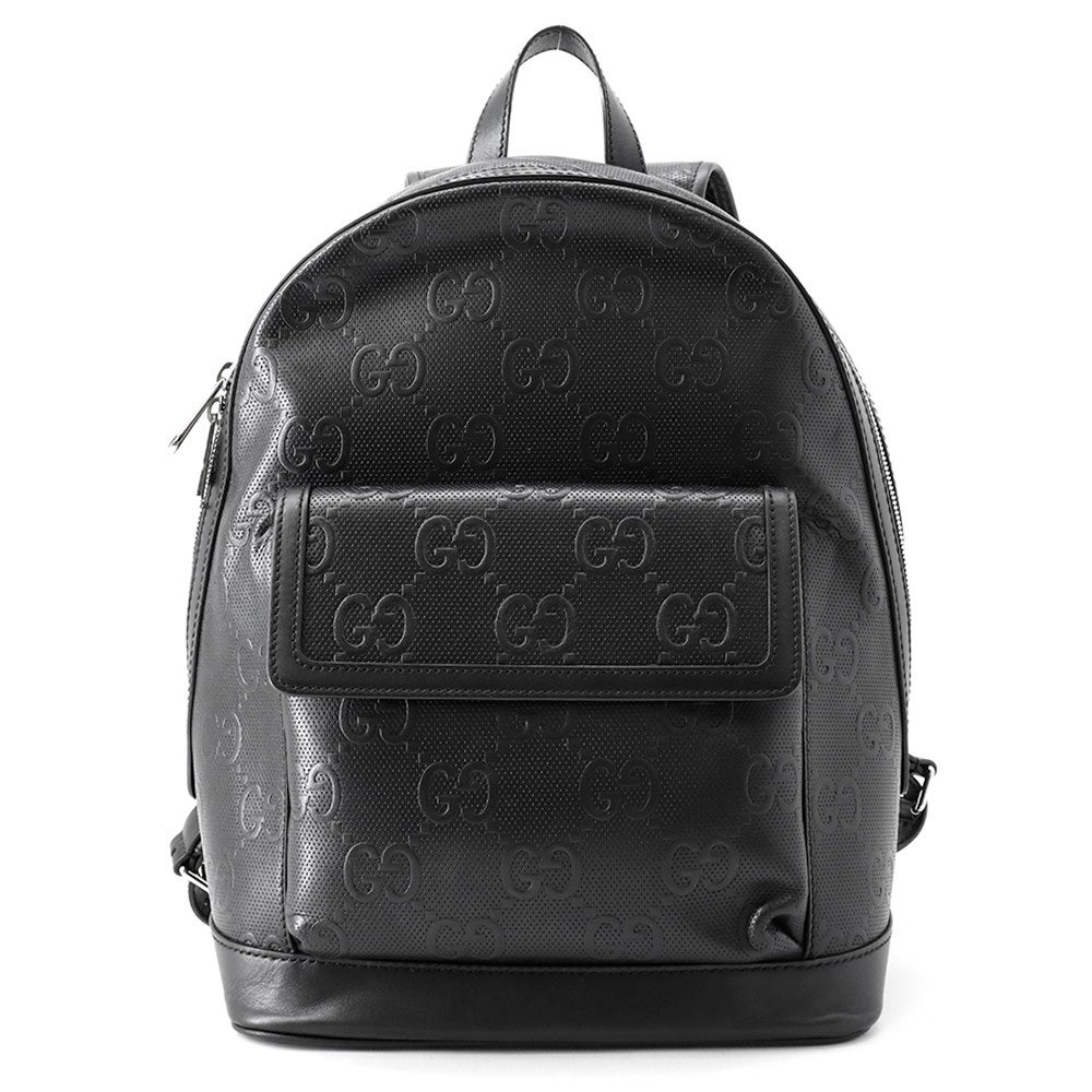 【ほぼ新品】GUCCI グッチ ナイロン GG柄 バックパック リュック グッチ リュック GGエンボス バックパック レザー 658579 GUCCI バッグ