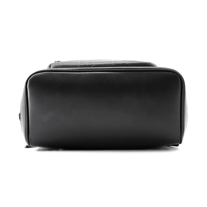 グッチ リュック GGエンボス バックパック レザー 658579 GUCCI バッグ 黒 リュックサック
