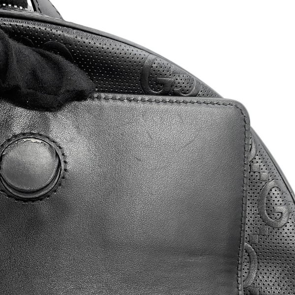 グッチ リュック GGエンボス バックパック レザー 658579 GUCCI バッグ 黒 リュックサック