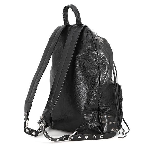 バレンシアガ リュック ル カゴール バックパック レザー 766297 BALENCIAGA リュックサック メンズ 黒