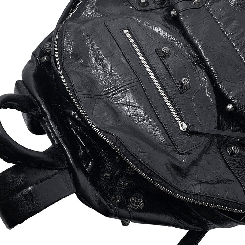 バレンシアガ リュック ル カゴール バックパック レザー 766297 BALENCIAGA リュックサック メンズ 黒