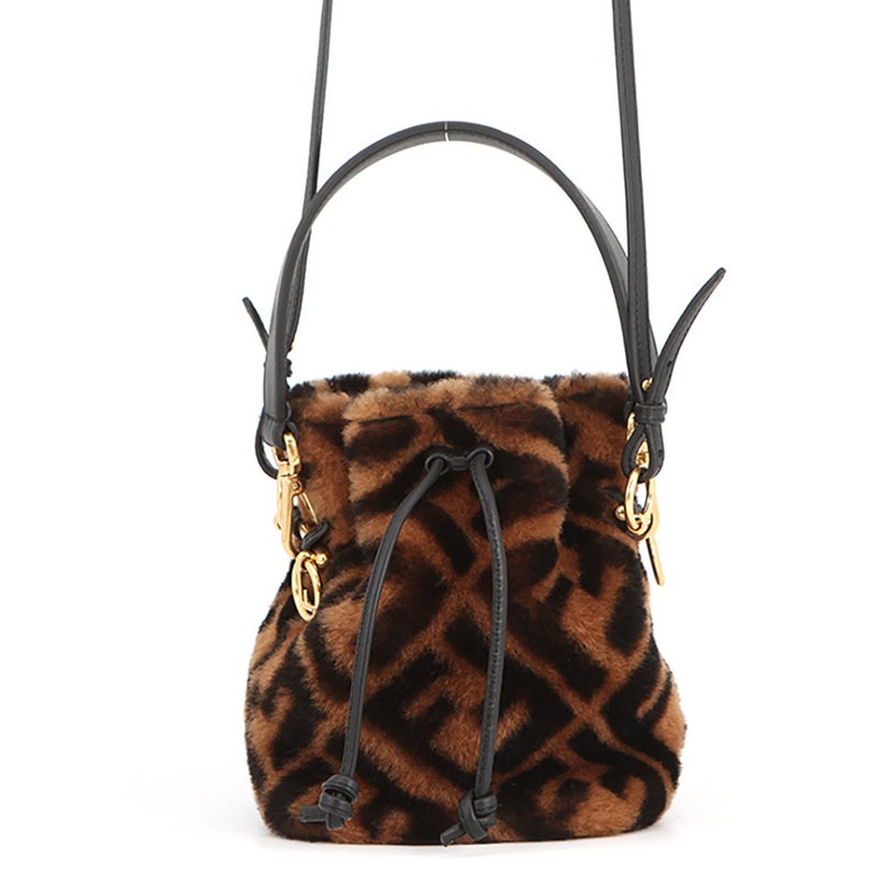 フェンディ ショルダーバッグ モントレゾール ミニ ムートン 8BS010 FENDI バッグ 2way