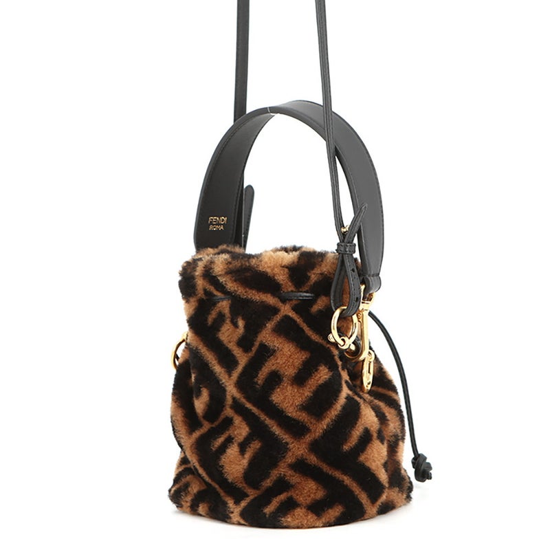 フェンディ ショルダーバッグ モントレゾール ミニ ムートン 8BS010 FENDI バッグ 2way