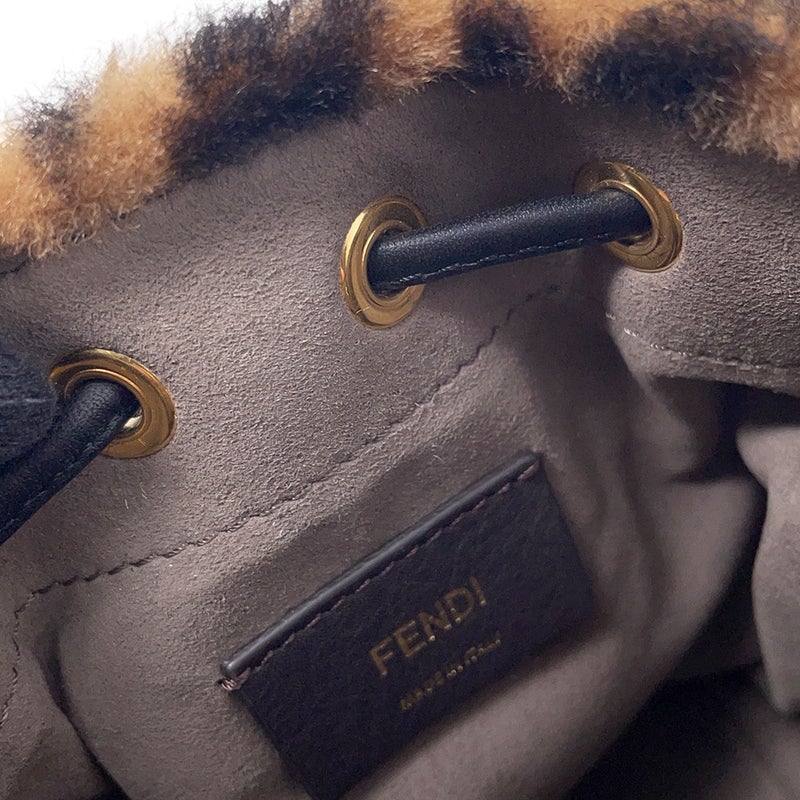 フェンディ ショルダーバッグ モントレゾール ミニ ムートン 8BS010 FENDI バッグ 2way