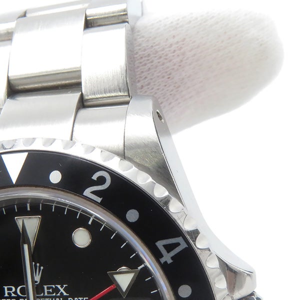 ロレックス GMTマスター2 デイト Y番 16710 ROLEX 腕時計 ウォッチ 黒文字盤