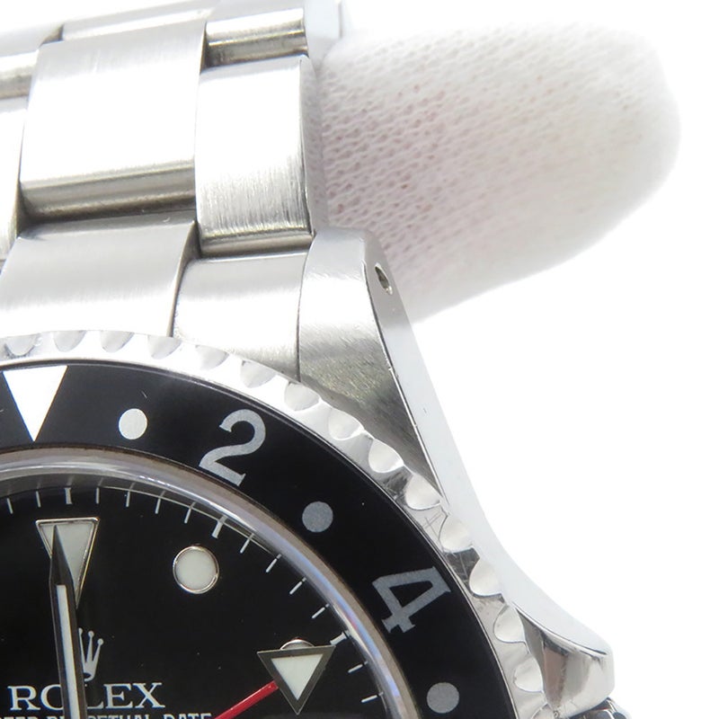 ロレックス GMTマスター2 デイト Y番 16710 ROLEX 腕時計 ウォッチ 黒文字盤