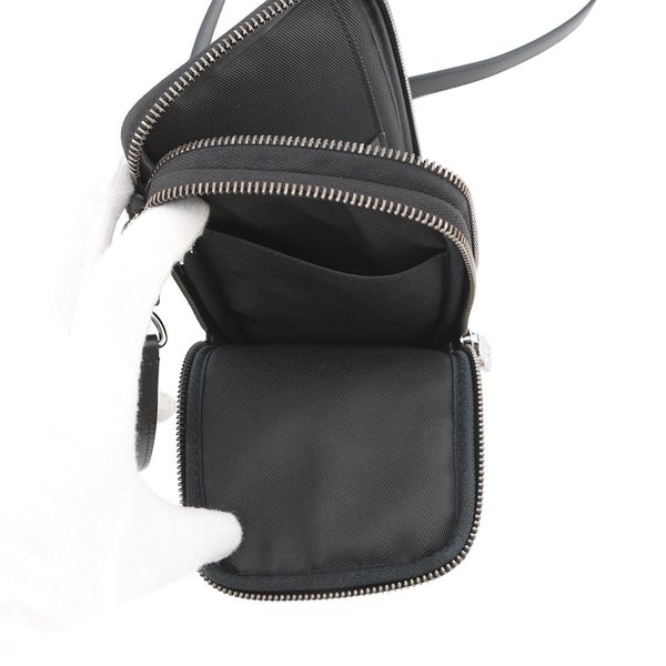 ルイヴィトン ショルダーバッグ モノグラム・エクリプス リバース ダブル フォン ポーチ M69534 LOUIS VUITTON 黒 ブラック