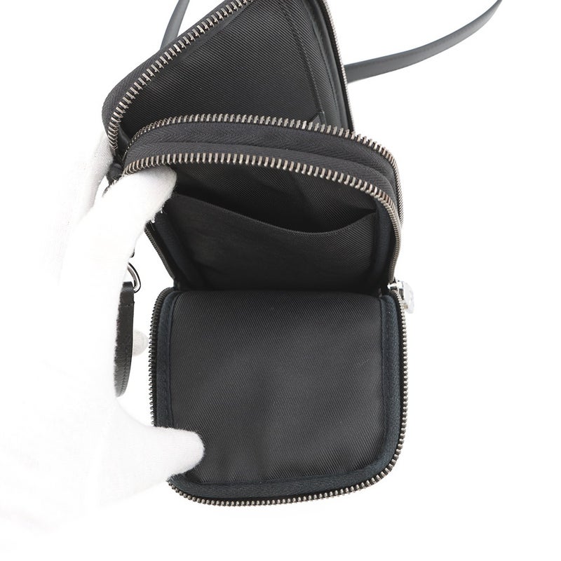 ルイヴィトン ショルダーバッグ モノグラム・エクリプス リバース ダブル フォン ポーチ M69534 LOUIS VUITTON 黒 ブラック