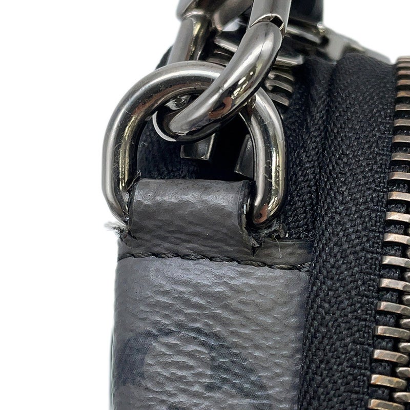 ルイヴィトン ショルダーバッグ モノグラム・エクリプス リバース ダブル フォン ポーチ M69534 LOUIS VUITTON 黒 ブラック