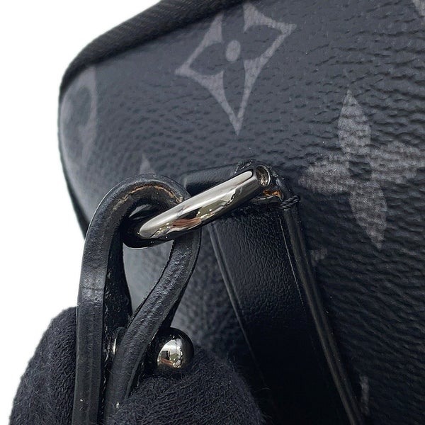 ルイヴィトン ショルダーバッグ モノグラム・エクリプス リバース ダブル フォン ポーチ M69534 LOUIS VUITTON 黒 ブラック