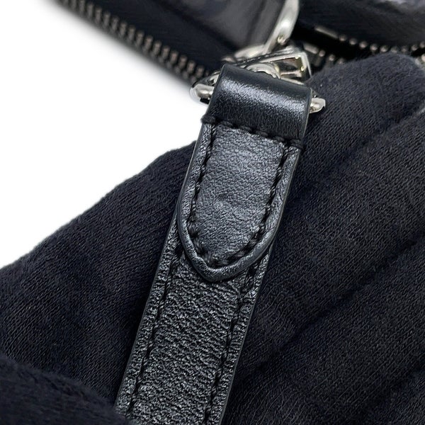 ルイヴィトン ショルダーバッグ モノグラム・エクリプス リバース ダブル フォン ポーチ M69534 LOUIS VUITTON 黒 ブラック