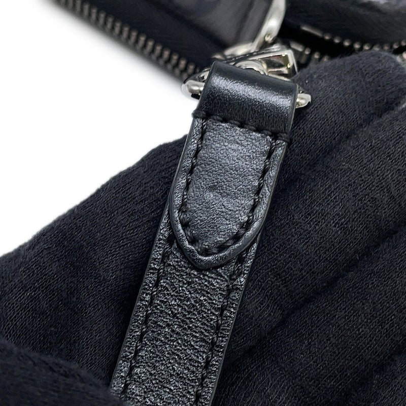 ルイヴィトン ショルダーバッグ モノグラム・エクリプス リバース ダブル フォン ポーチ M69534 LOUIS VUITTON 黒 ブラック