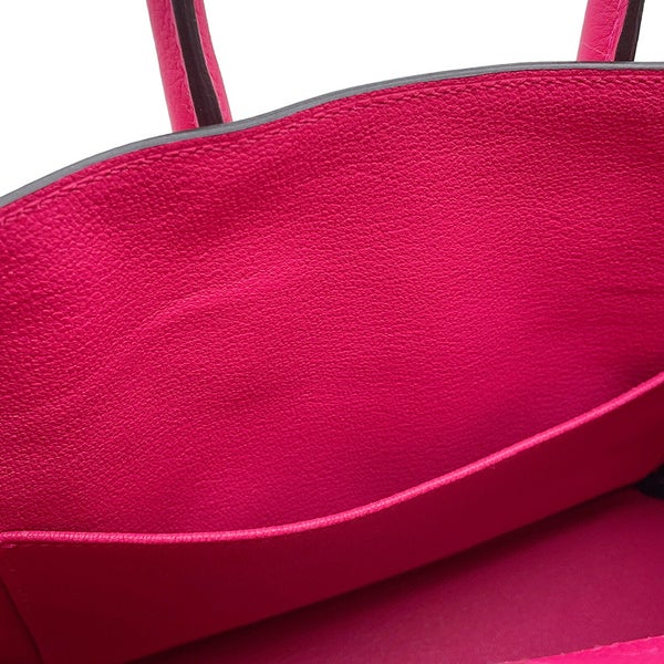 エルメス バーキン25 ローズメキシコ/シルバー金具 トゴ G刻印 HERMES Birkin ハンドバッグ