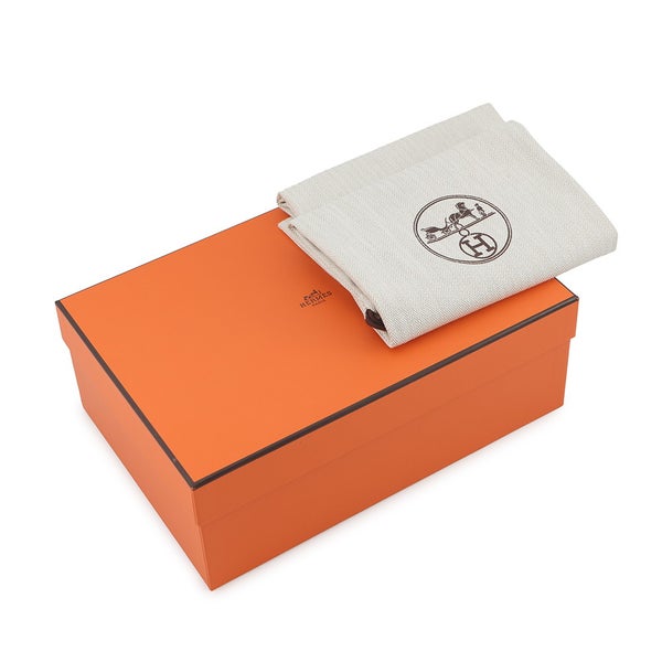 エルメス パンプス キム バレエシューズ ファブリック/レザー レディースサイズ35 1/2 HERMES 靴 黒