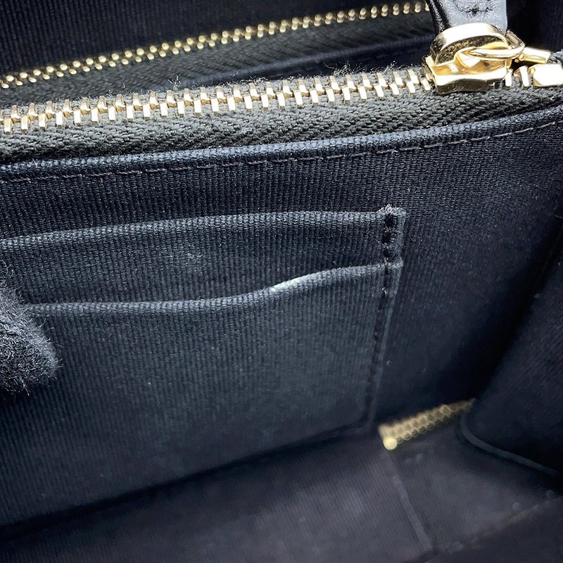 シャネル チェーンショルダーバッグ マトラッセ ココマーク トップハンドル キャビアスキン CHANEL 黒